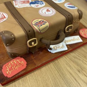 Travel Case Cake