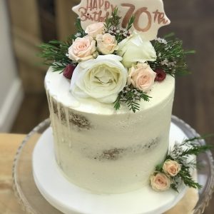 Fresh Floral Buttercream cake