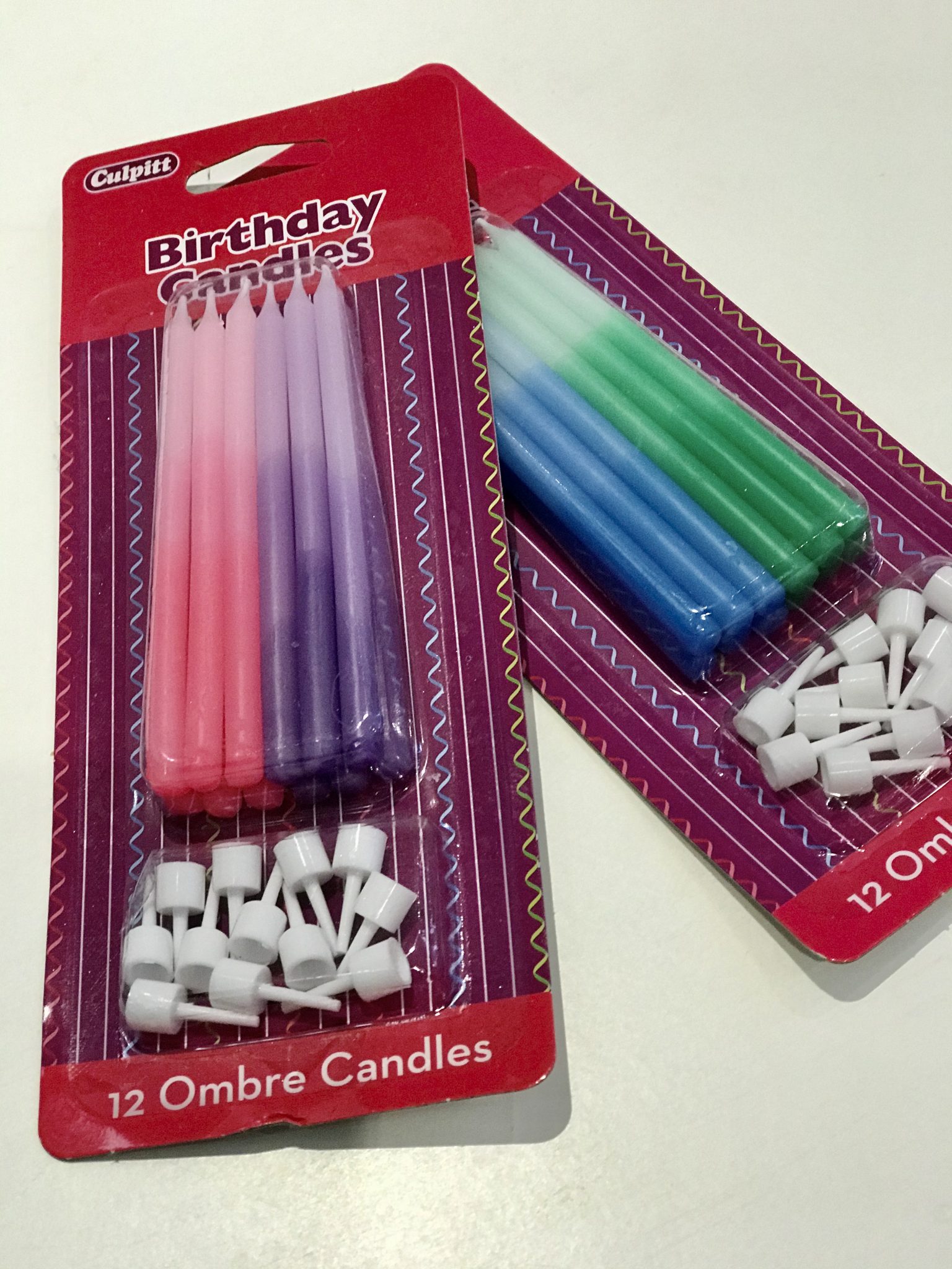 Ombre Long Candles